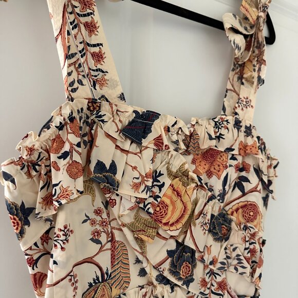 NWT Ulla Johnson Cleo Ruffled Floral Cotton Top Size 4 - Picture 15 of 15